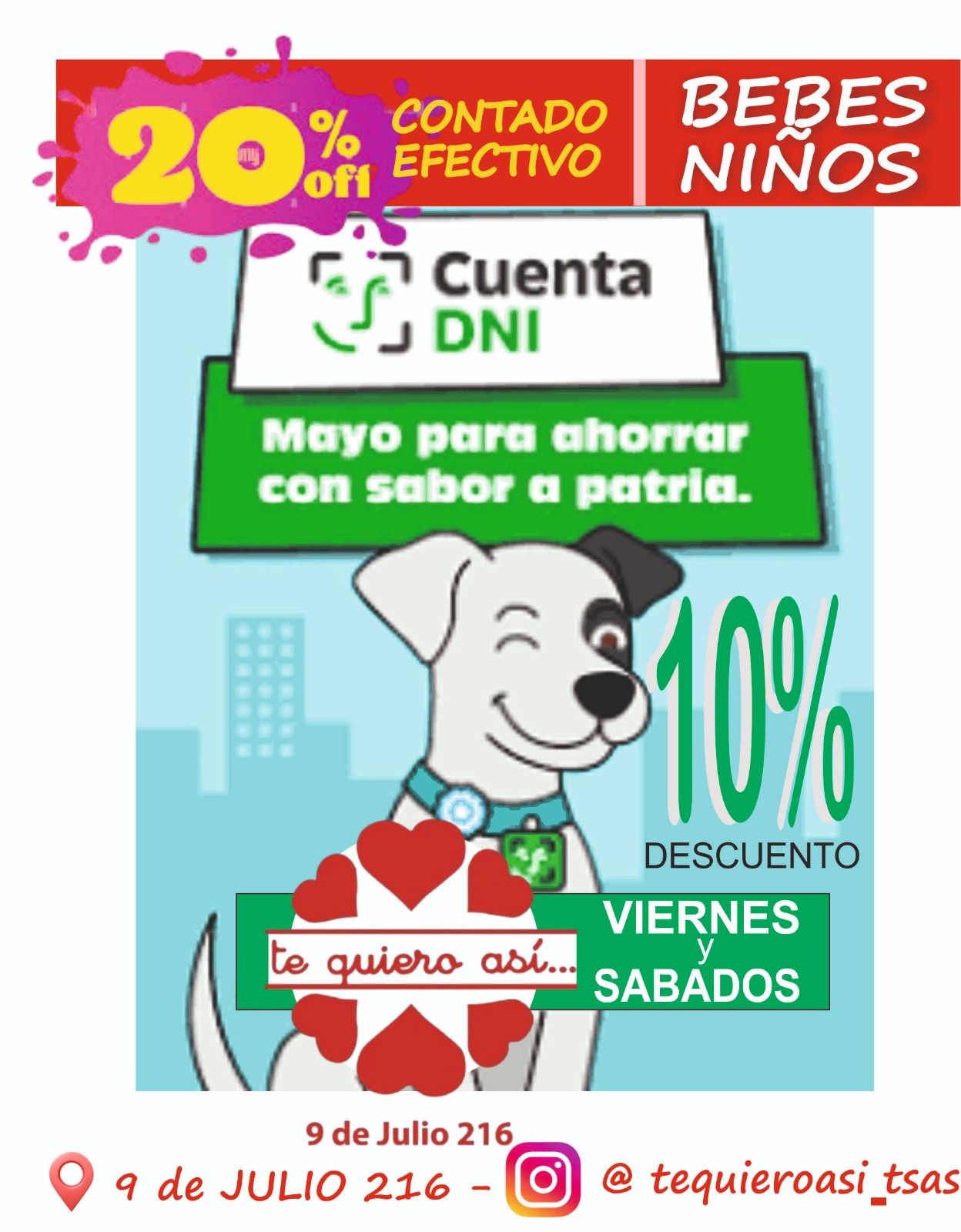 Descuento con CuentaDNI