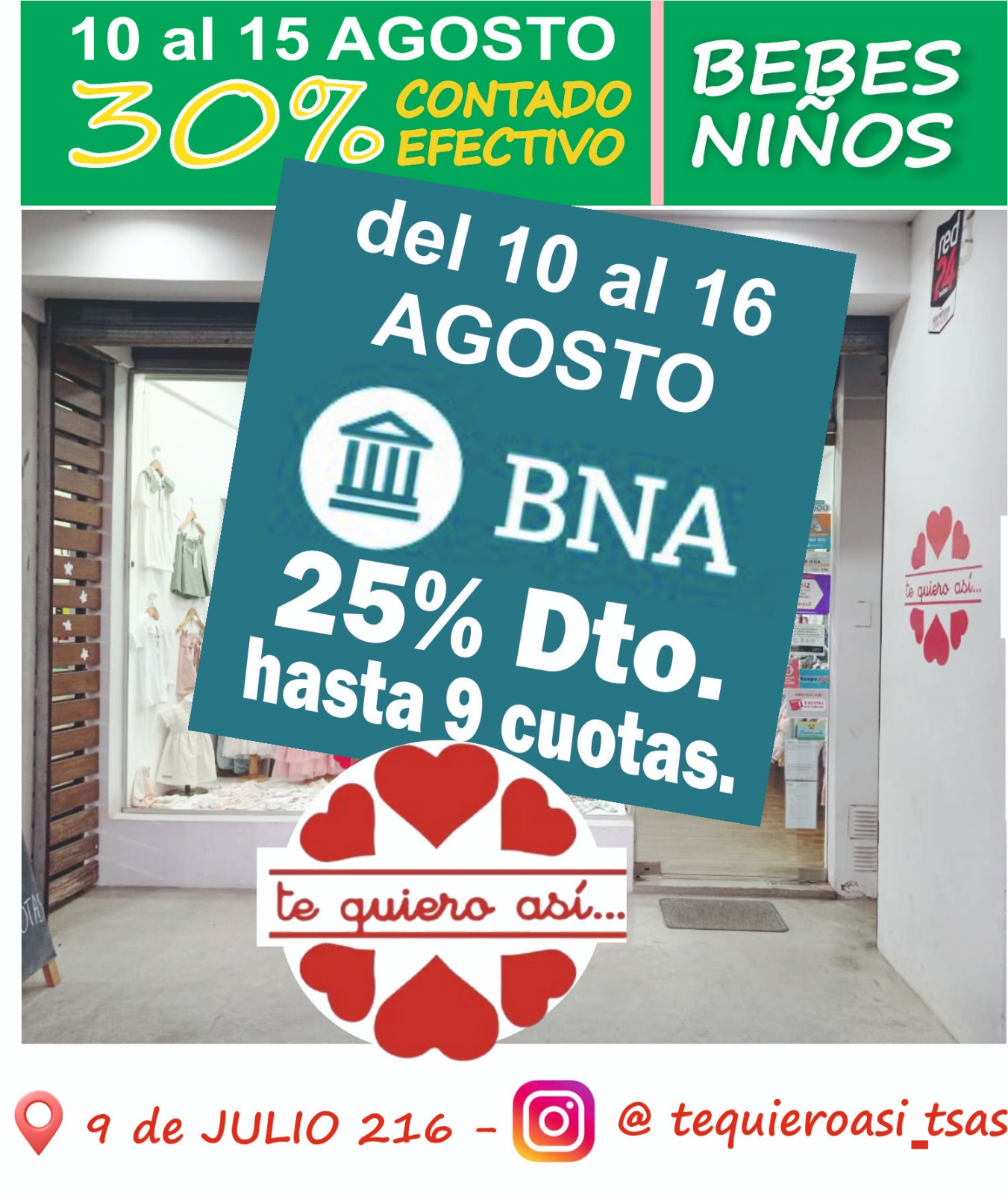Descuento con Banco Nación