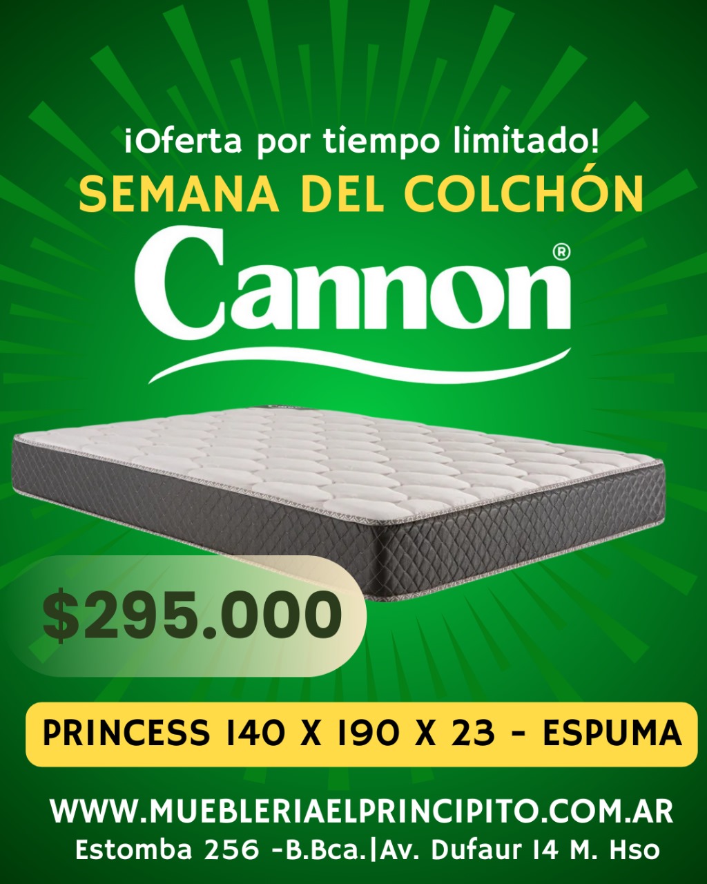 COLCHONES CANNON 