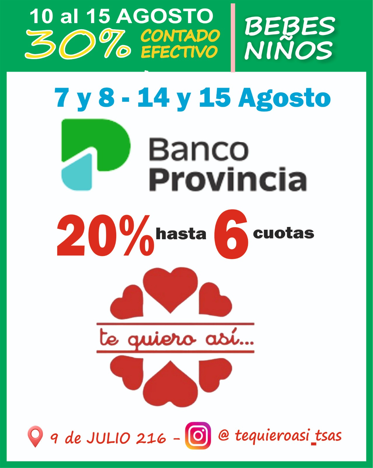 Descuento con Banco Provincia