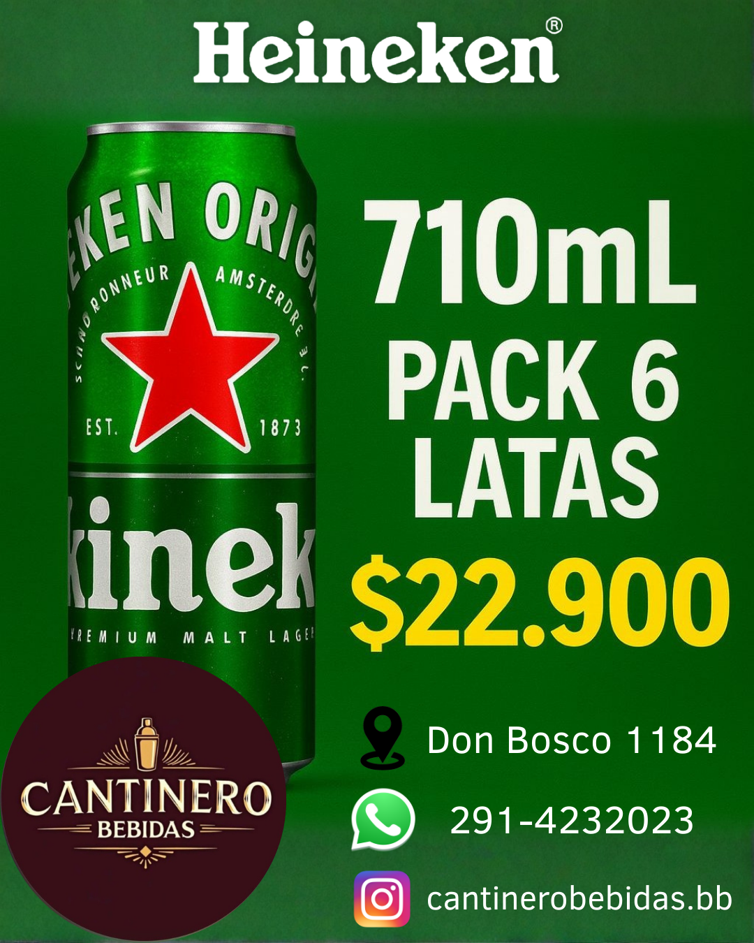 6 Pack Heineken