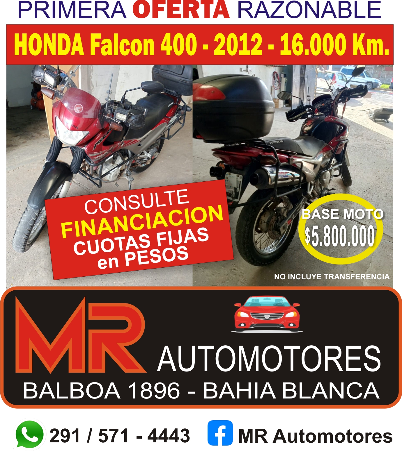 PRIMERA OFERTA RAZONABLE!! 