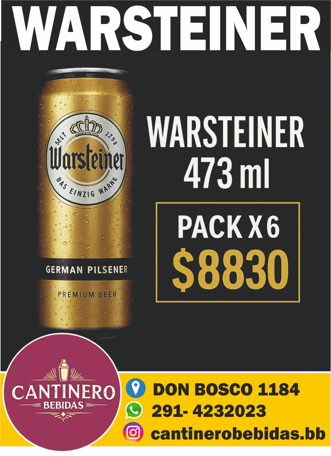6 Pack Warsteiner