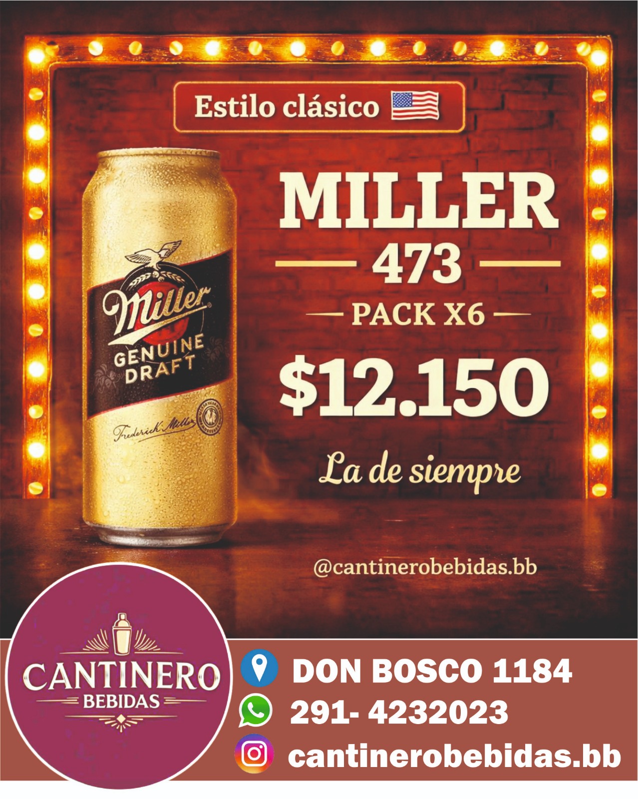 6 Pack Miller