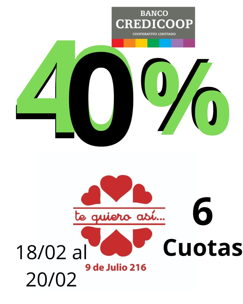 Descuento con Banco Credicop