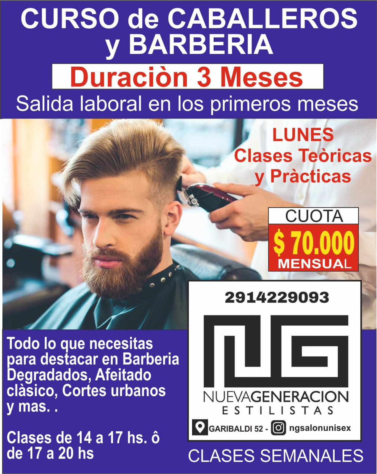 CURSOS - BARBERIA