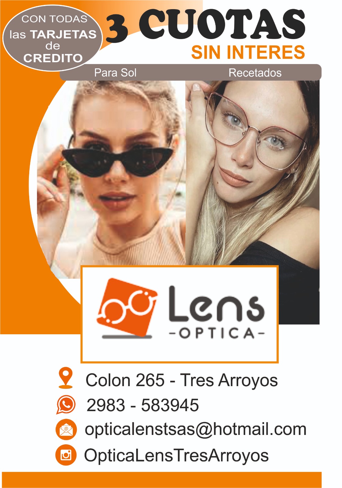 3 cuotas sin interés 