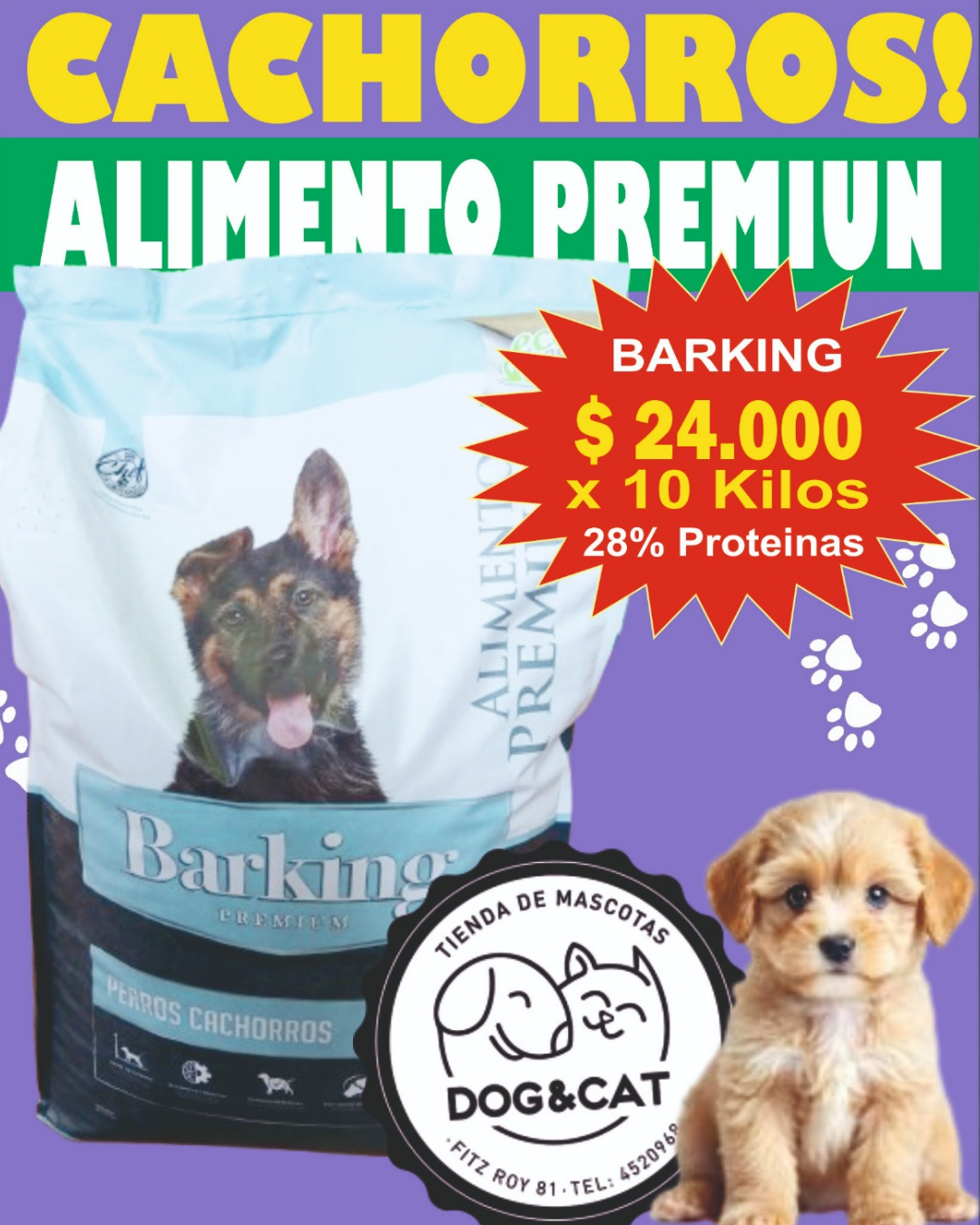 Alimento Premium para Cachorros