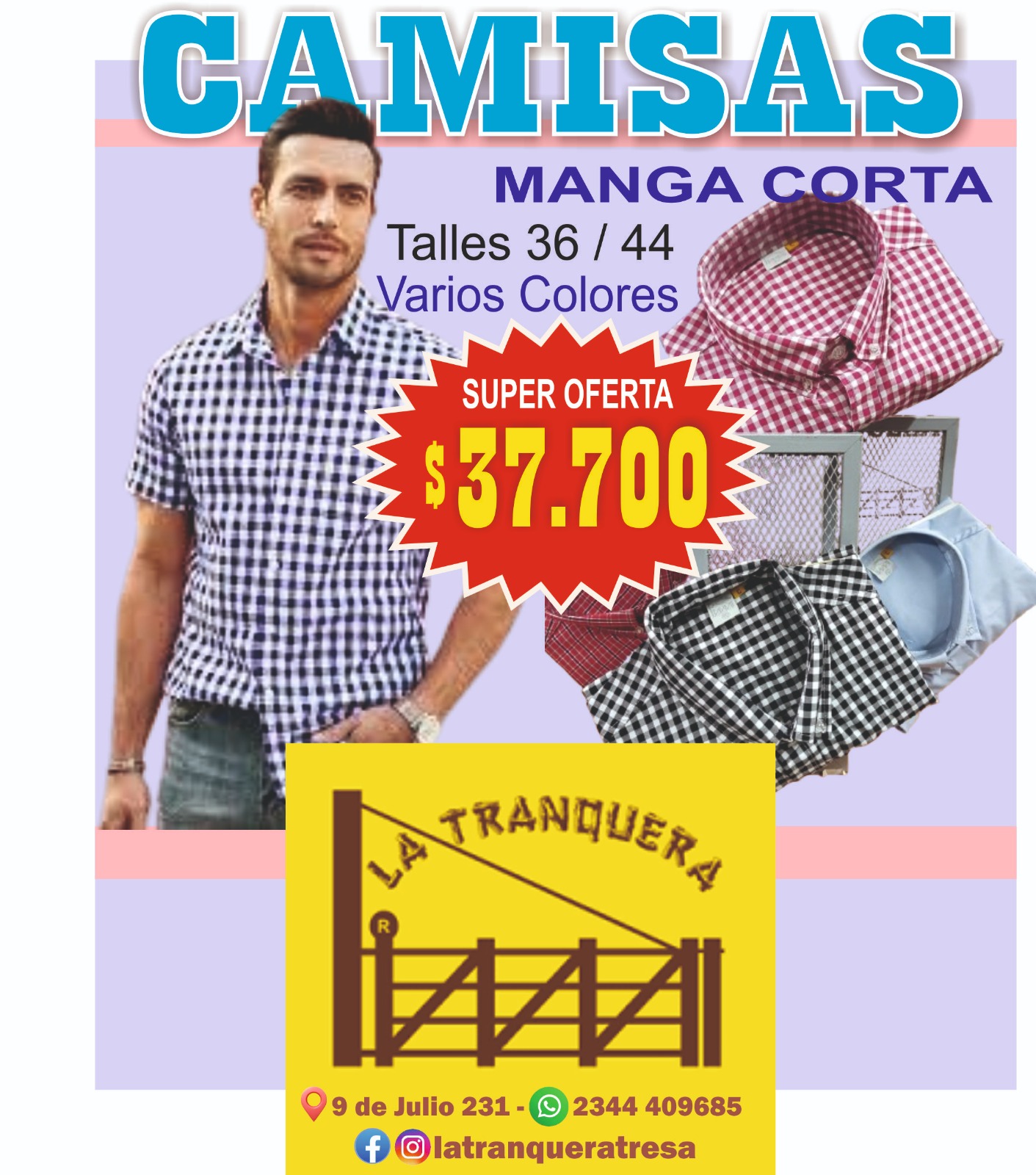 Camisas Manga Corta